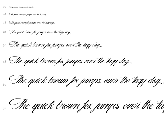 The Golden Flower font waterfall